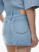 Load image into Gallery viewer, Workwear Mini Denim Skirt